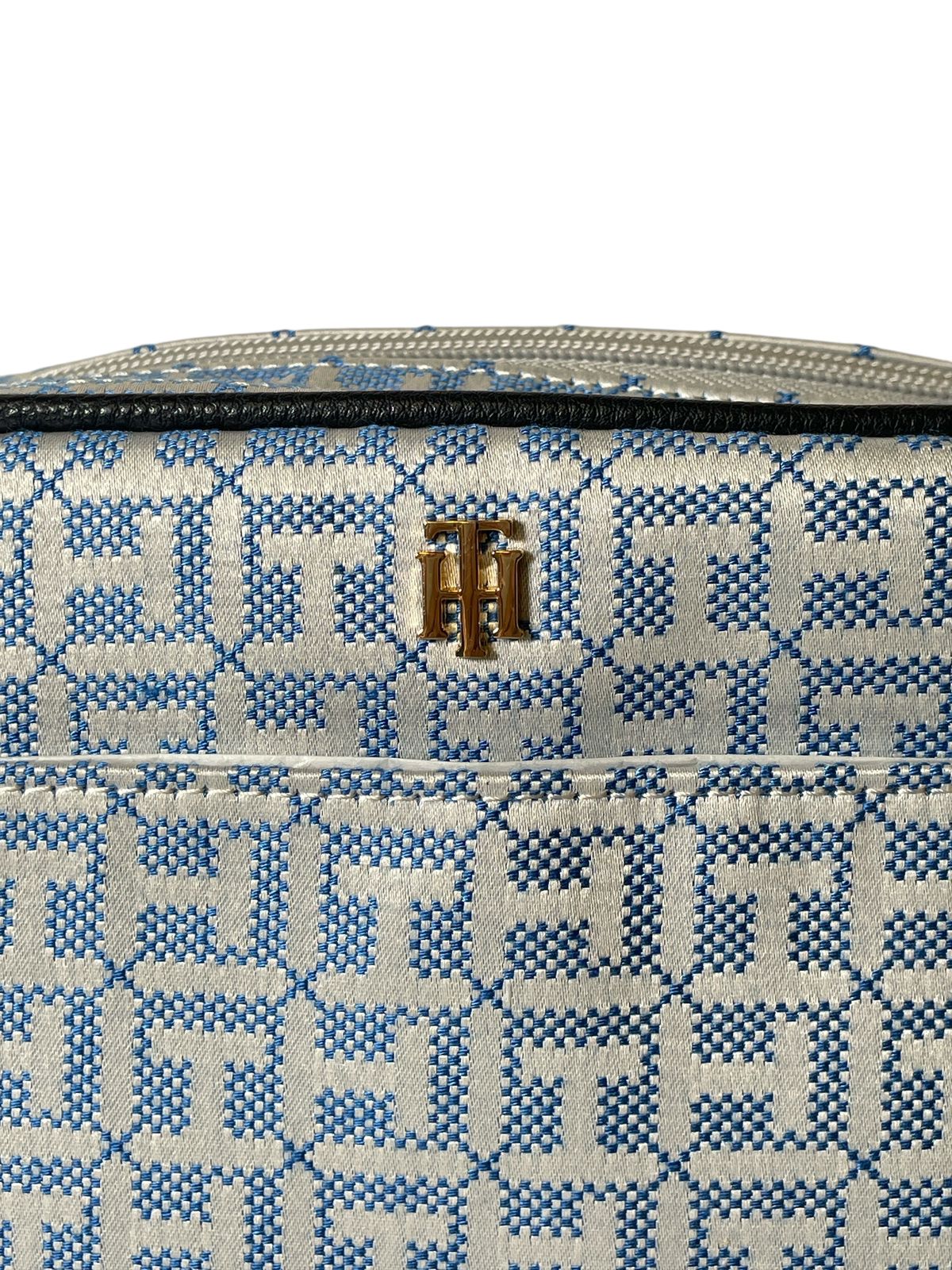 Bolsa Tommy Hilfiger Azul Monograma | Crossbody