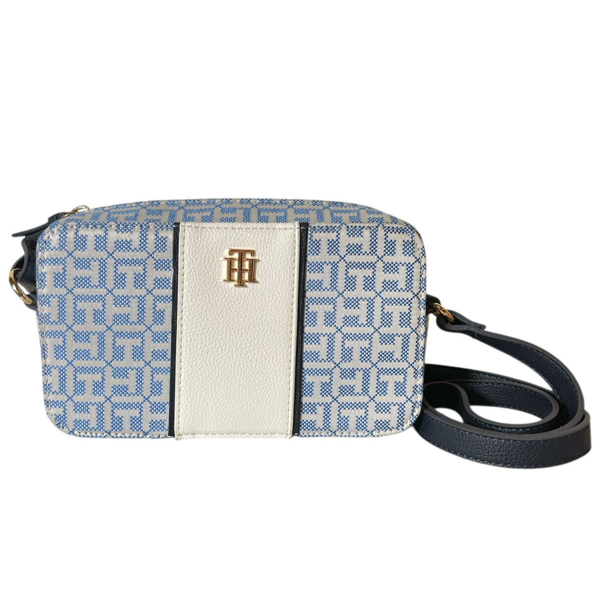 Bolsa Crossbody Tommy Hilfiger Camera Bag | Color Azul con Blanco