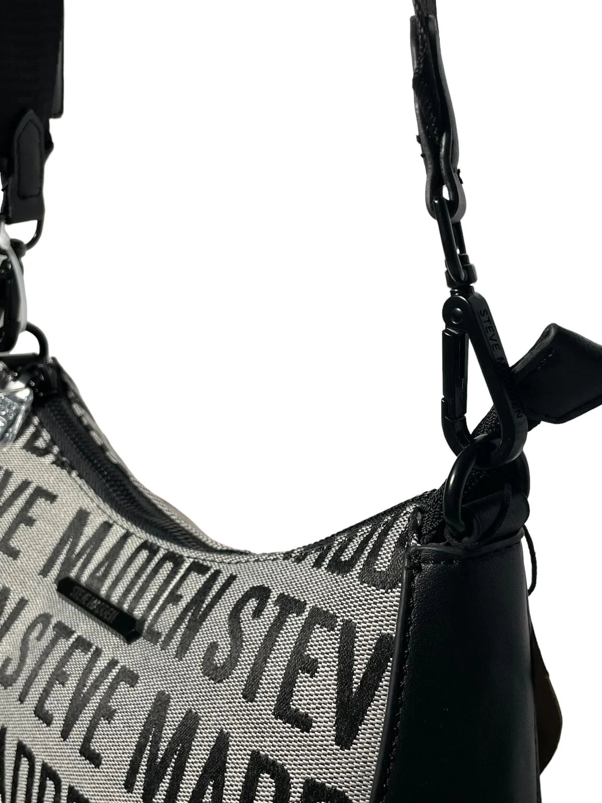 Bolsa Steve Madden Negra con Tarjetero