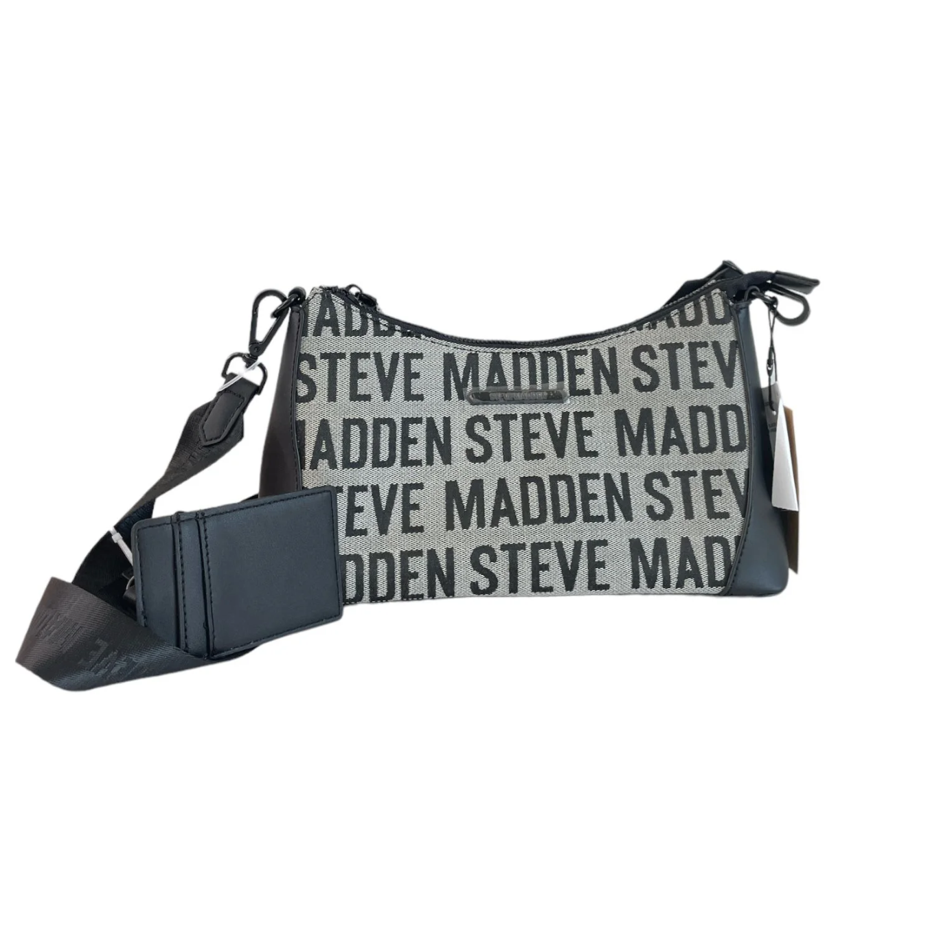 Bolsa Steve Madden Negra con Tarjetero