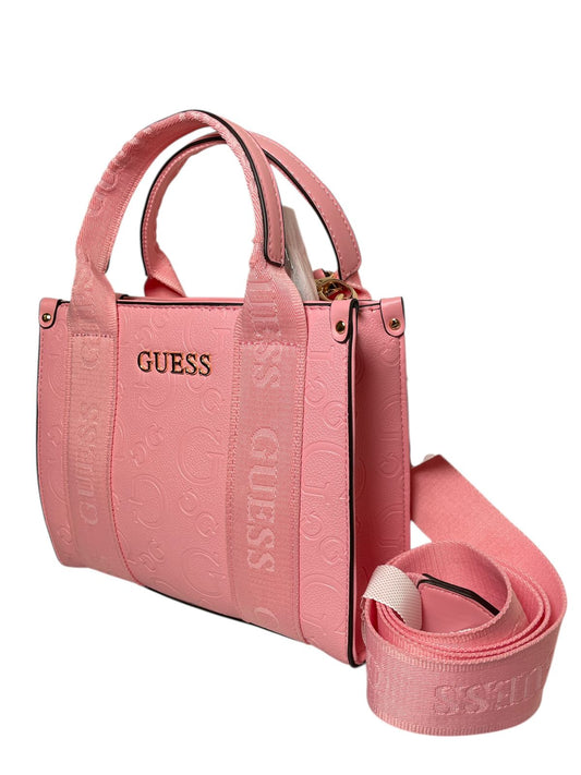 Bolsa GUESS Rosa Logo Grabado