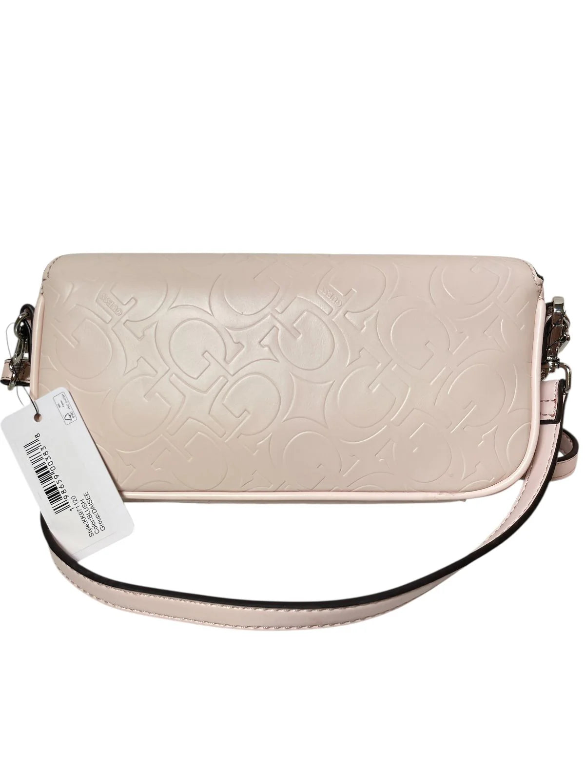 Bolsa Guess "G Chain Chic" | Colores Rosa Claro y Beige