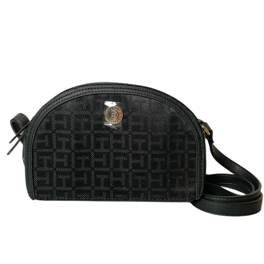 Bolsa Tommy Hilfiger Negra Domo Monograma | Crossbody