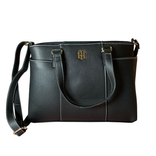 Bolsa Tommy Hilfiger Negra Estilo Clásico
