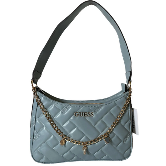Bolsa GUESS Azul con Cadena y Dijes